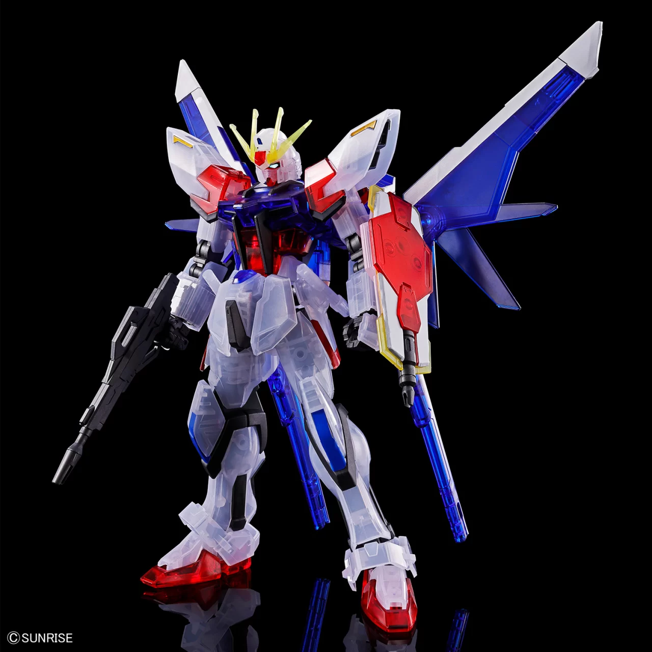 HG GAT-X105B/FP 全装备型创制强袭+BG-011B 创制燃焰高达(1:144 彩色透明版)
