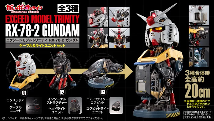 超越模型三位一体 RX-78-2 高达登场，单次抽蛋参考价64元
